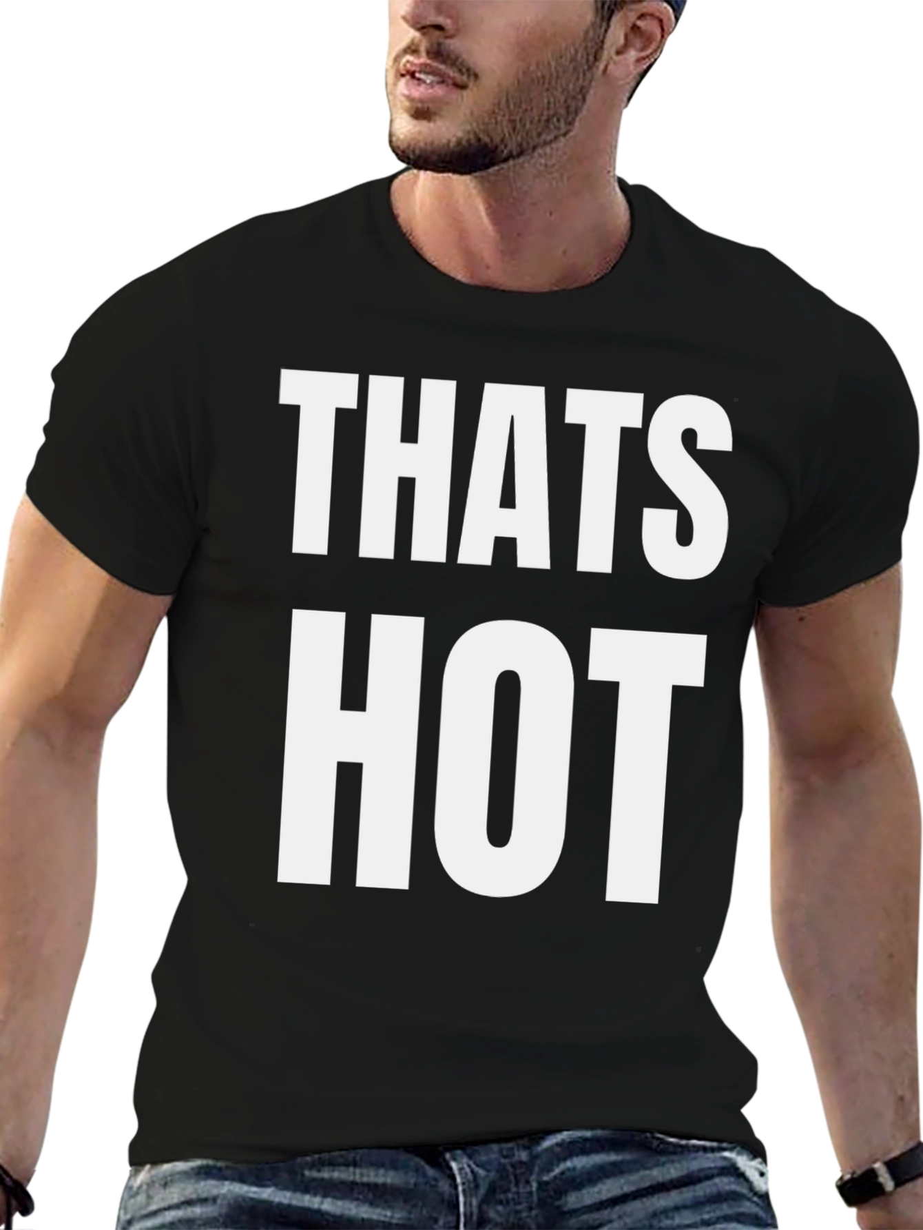 Thats Hot! Graphic Tee - Unisex Black T-Shirt