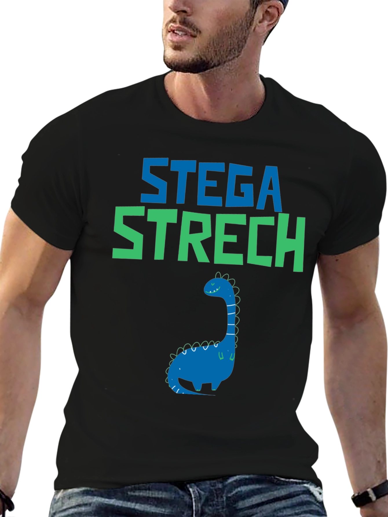 Stega Stretch Dinosaur Graphic Tee