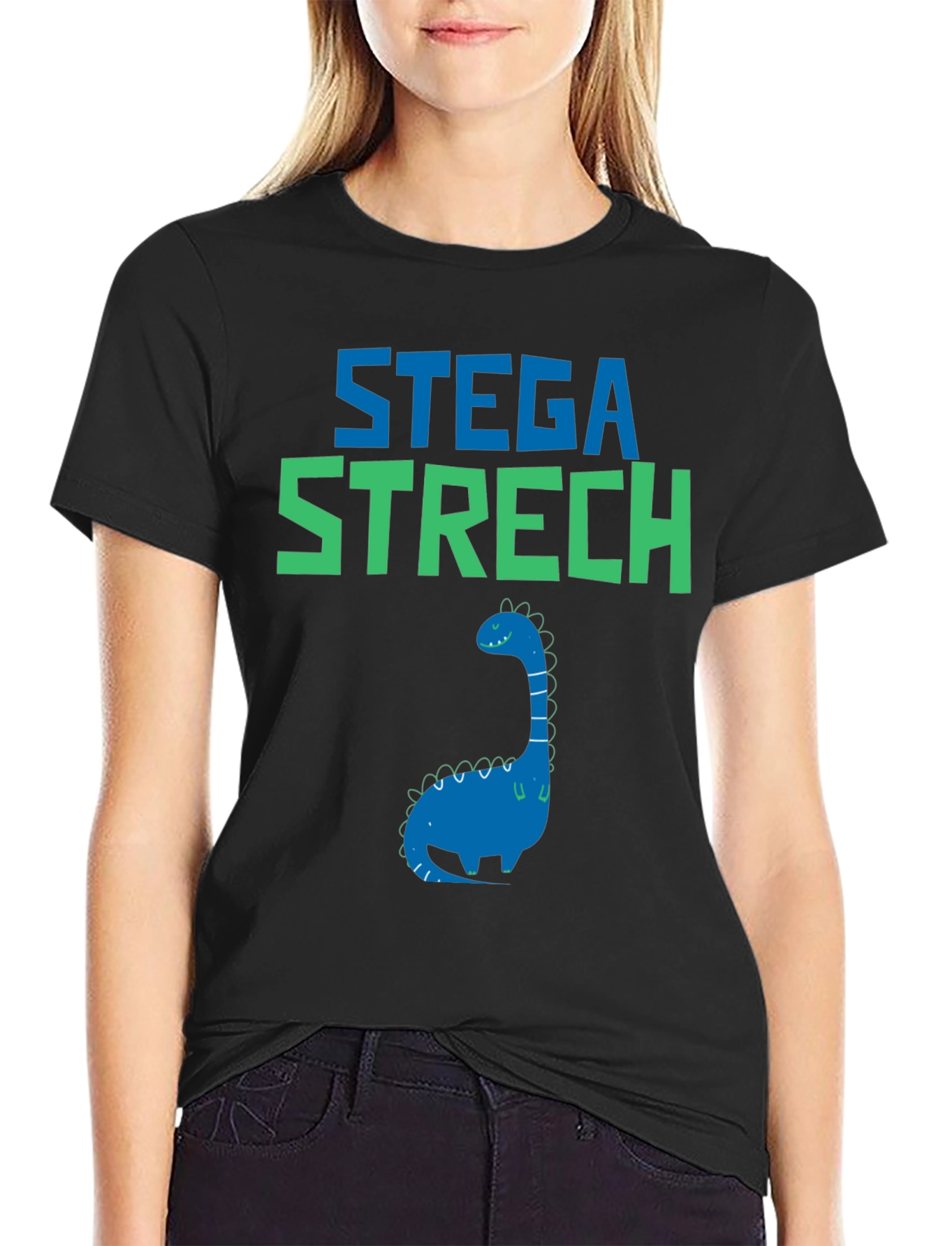 Stega Stretch Dinosaur Graphic Tee