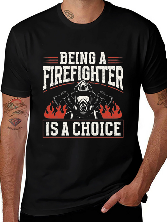 Firefighter Choice Graphic T-Shirt