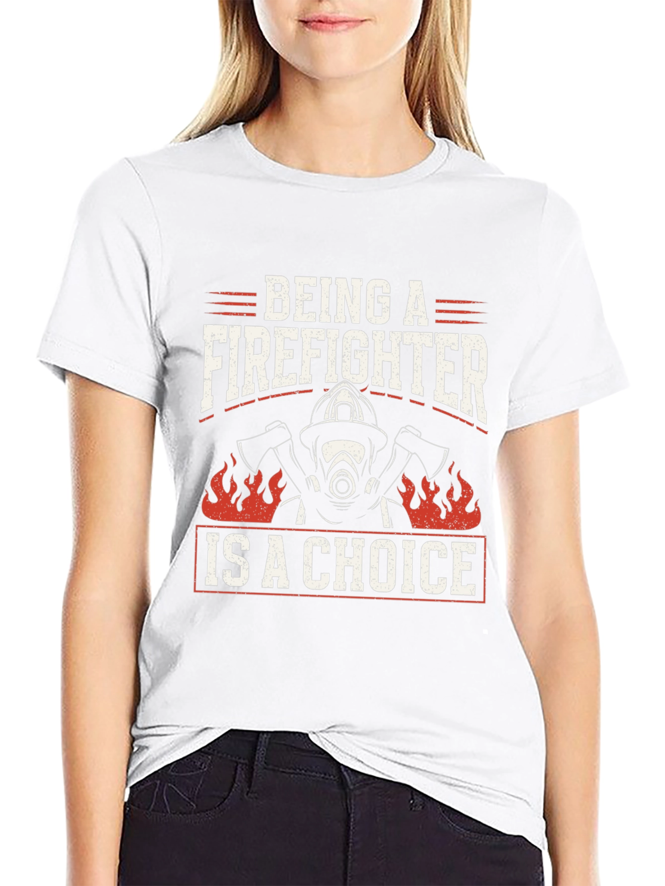 Firefighter Choice Graphic T-Shirt