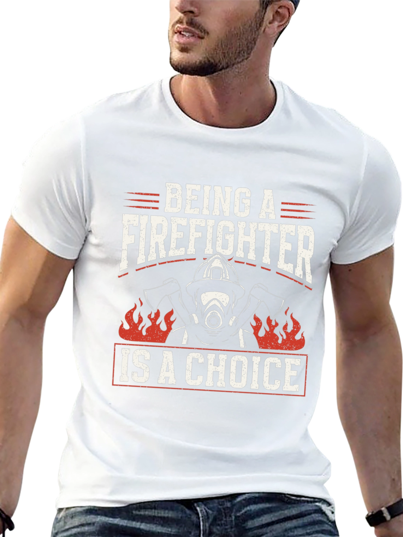 Firefighter Choice Graphic T-Shirt