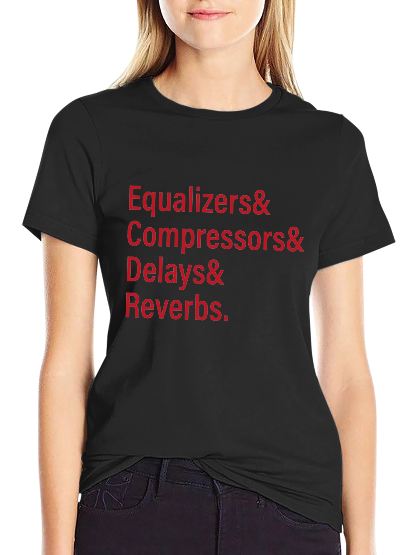 Audio Engineer T-Shirt - Equalizers Compressors Delays Reverbs