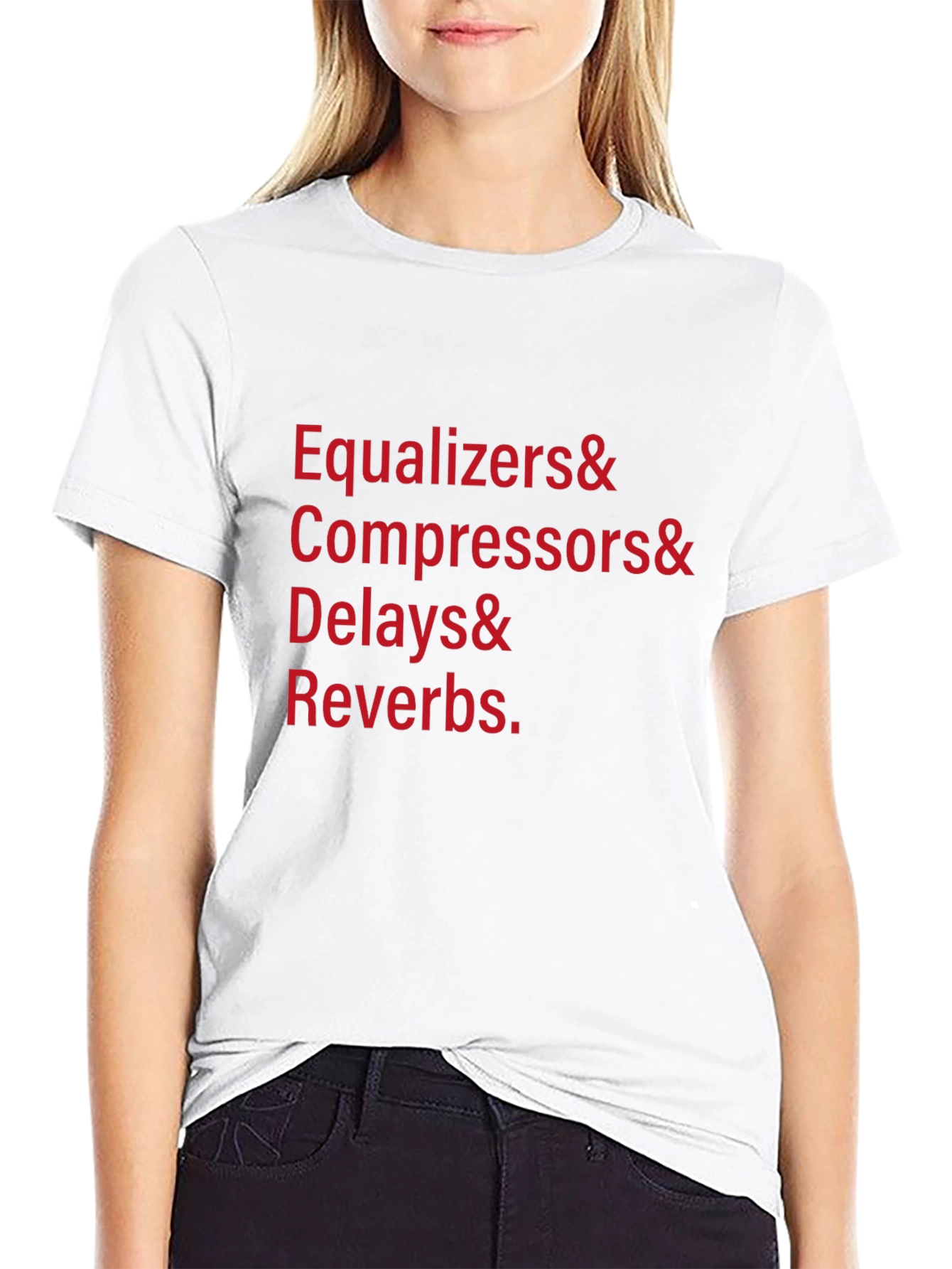 Audio Engineer T-Shirt - Equalizers Compressors Delays Reverbs