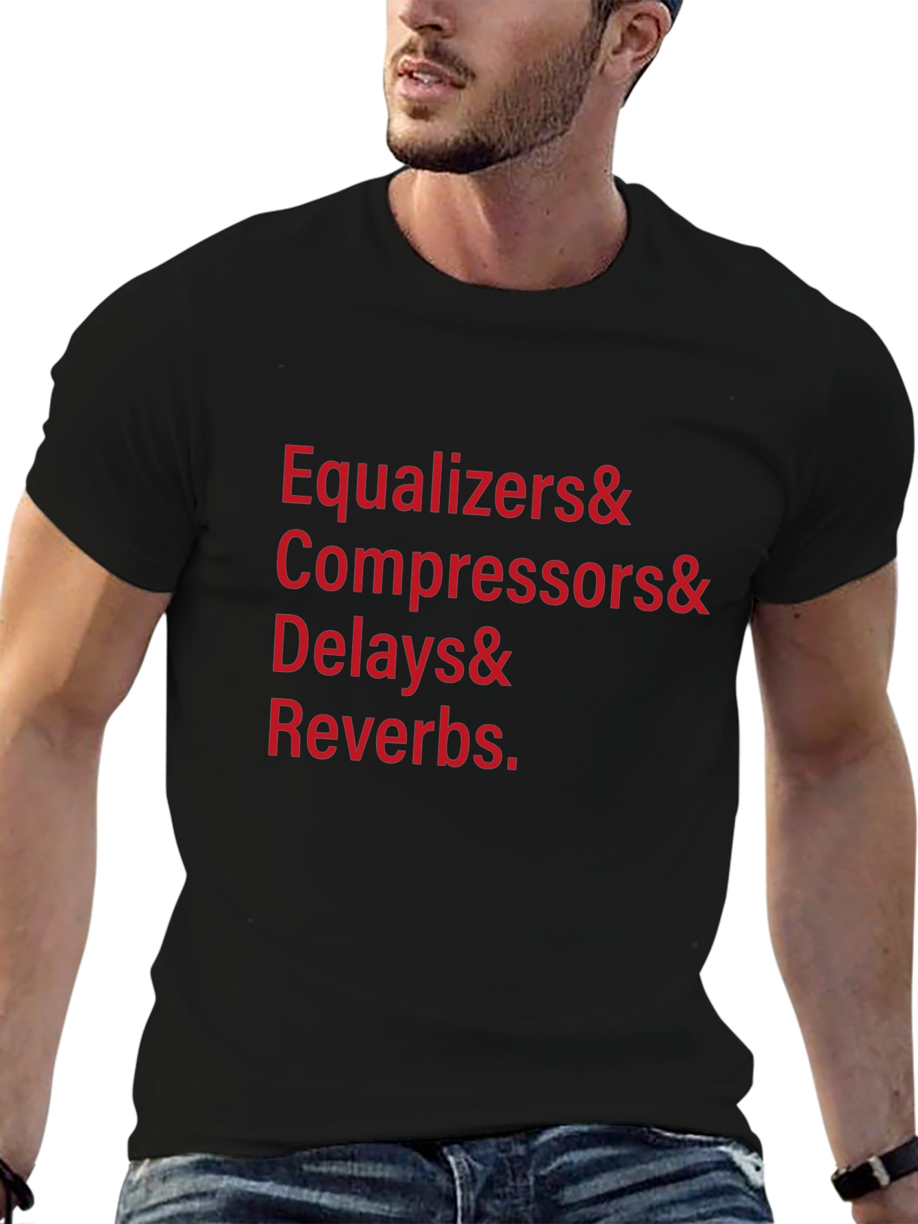 Audio Engineer T-Shirt - Equalizers Compressors Delays Reverbs
