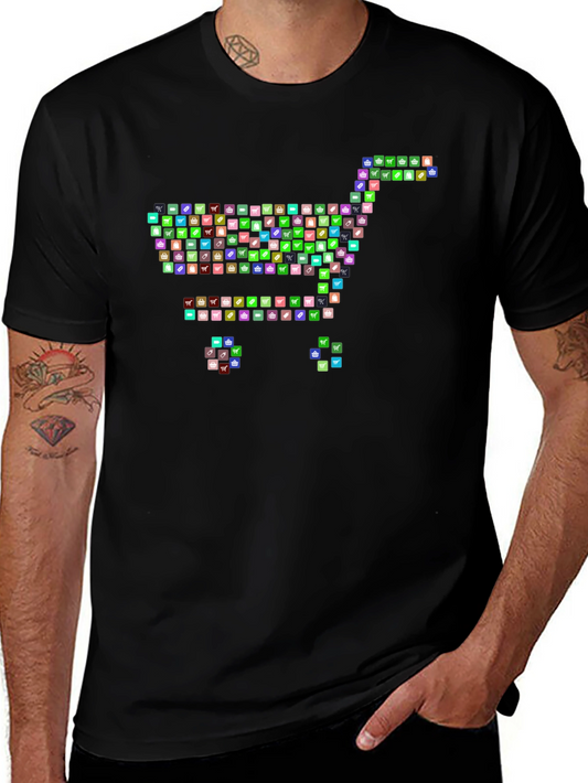 Novelty Shopping Cart Graphic Tee