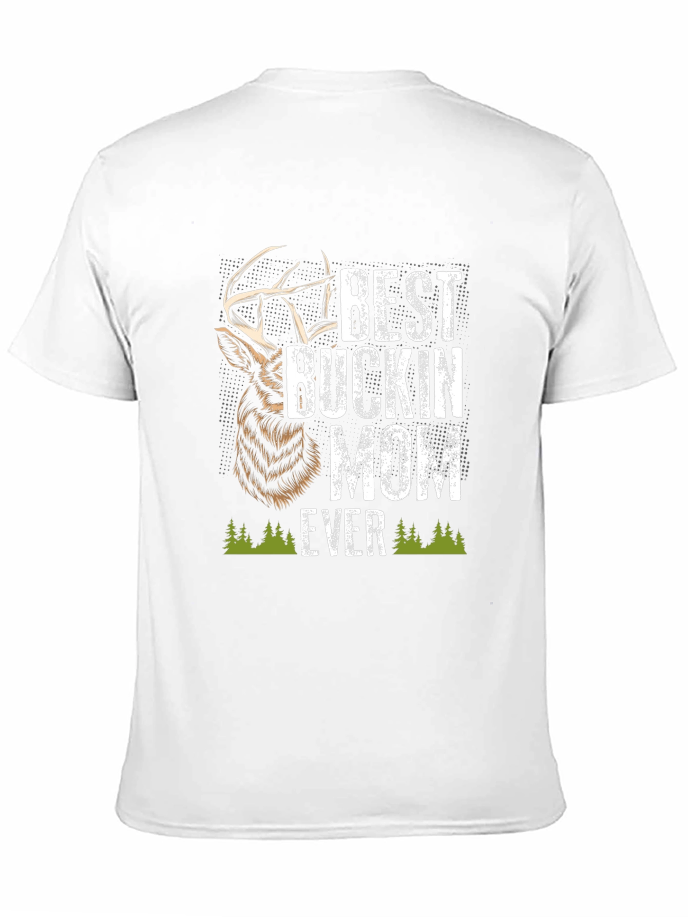 Best Buckin Mom Ever Black T-Shirt