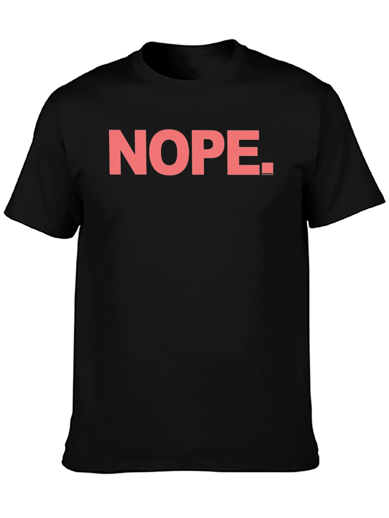 Nope Graphic Tee - Casual Cotton T-Shirt