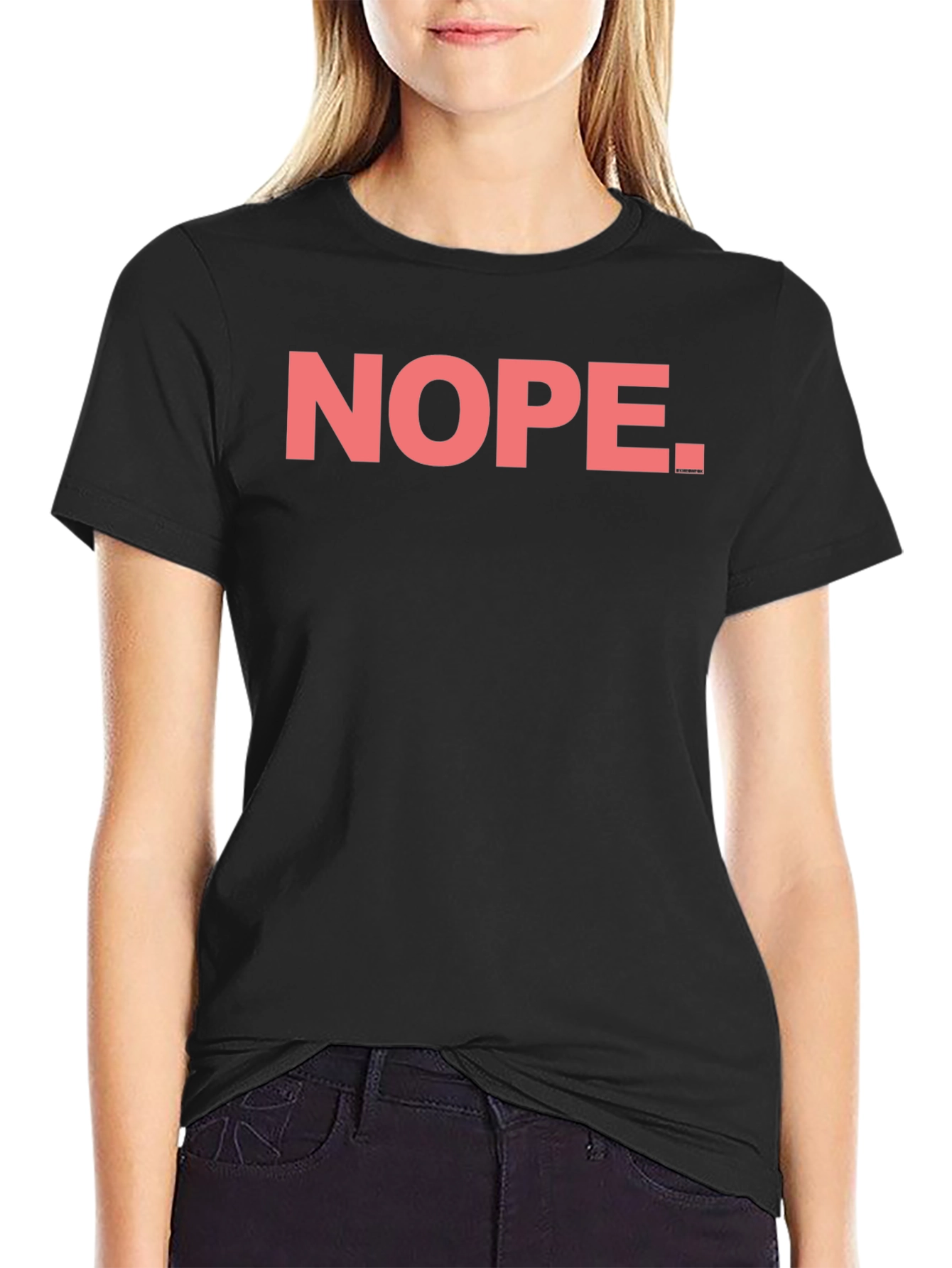 Nope Graphic Tee - Casual Cotton T-Shirt