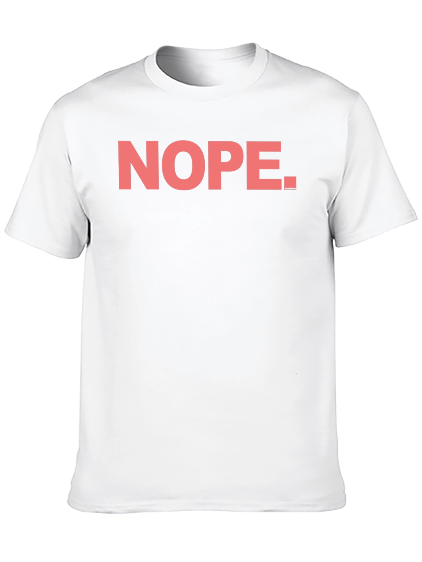 Nope Graphic Tee - Casual Cotton T-Shirt