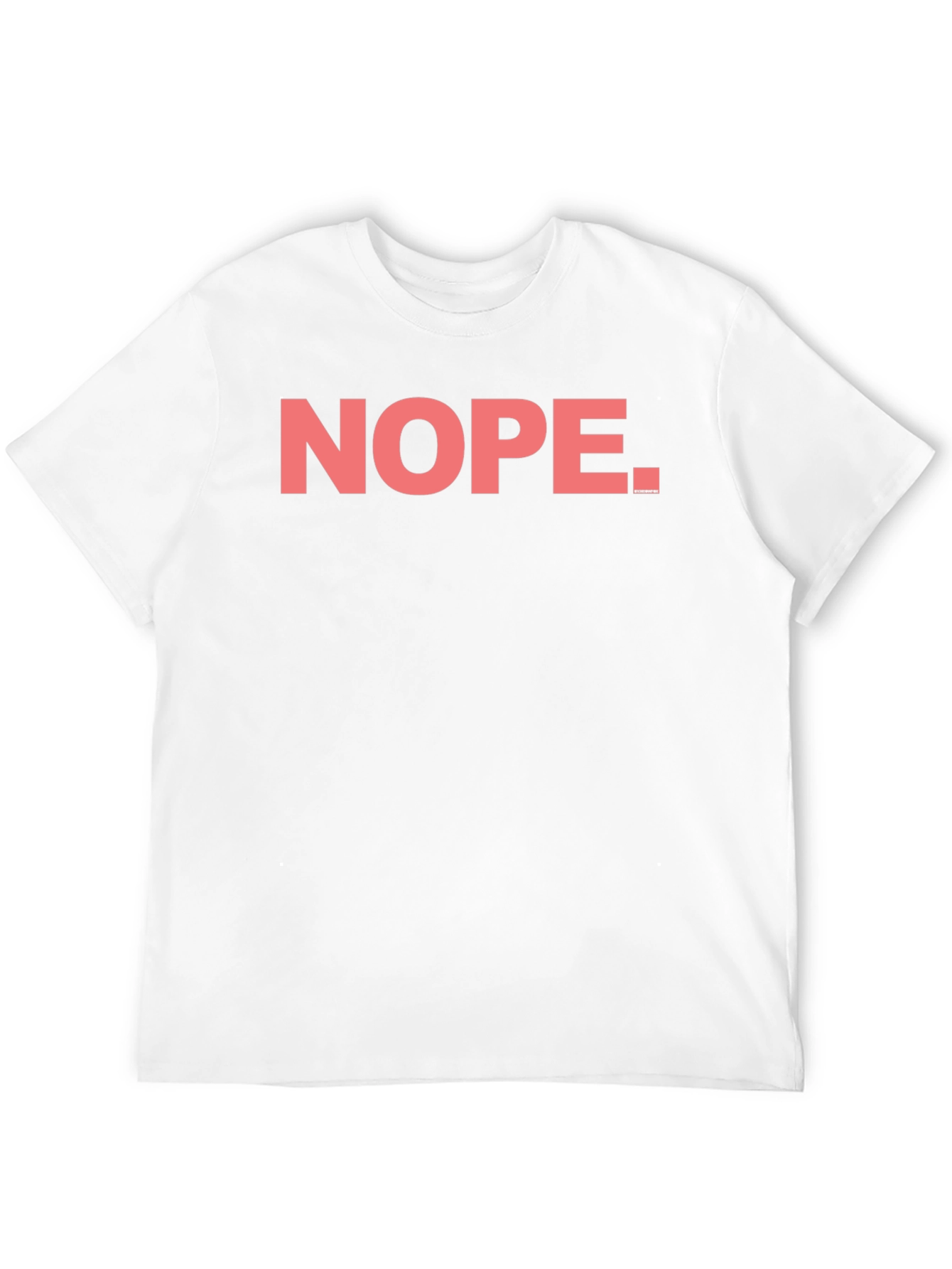 Nope Graphic Tee - Casual Cotton T-Shirt