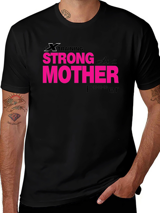 Strong as a Mother Graphic Tee - Black