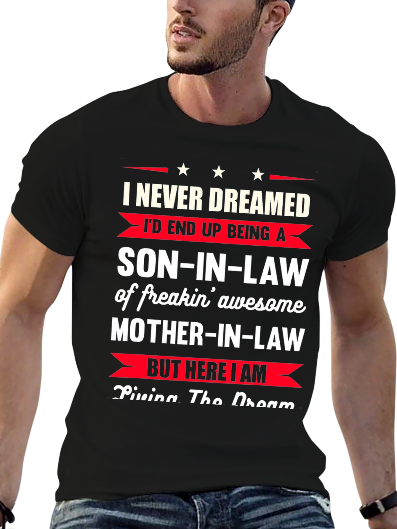 Son-In-Law Awesome Mother-In-Law Graphic T-Shirt