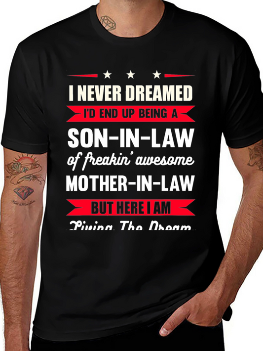 Son-In-Law Awesome Mother-In-Law Graphic T-Shirt