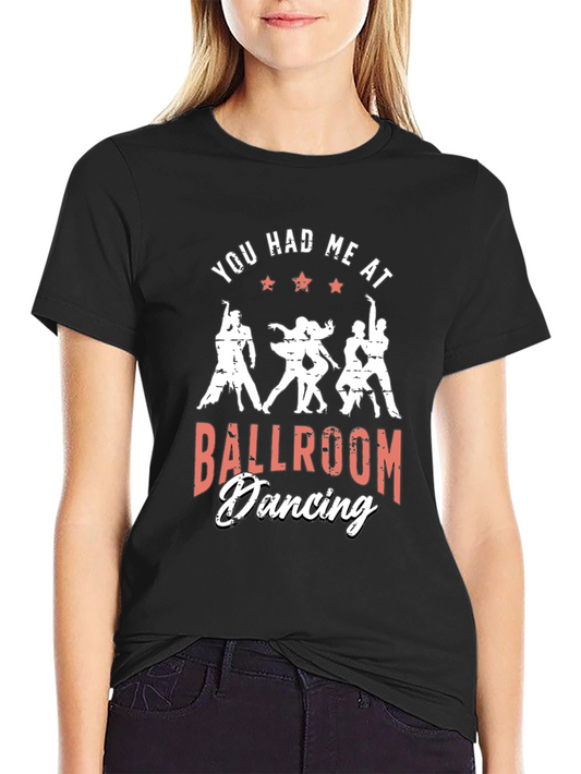 Ballroom Dancing Graphic Tee - Dance Lover Shirt