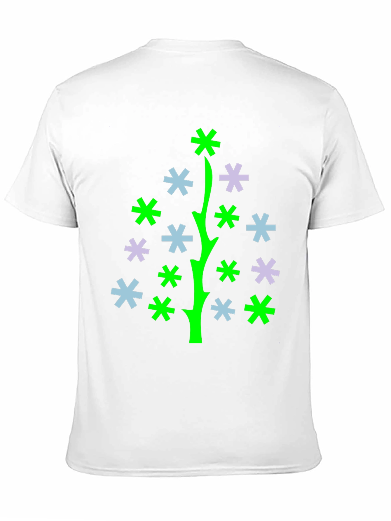 Abstract Christmas Tree Graphic Tee