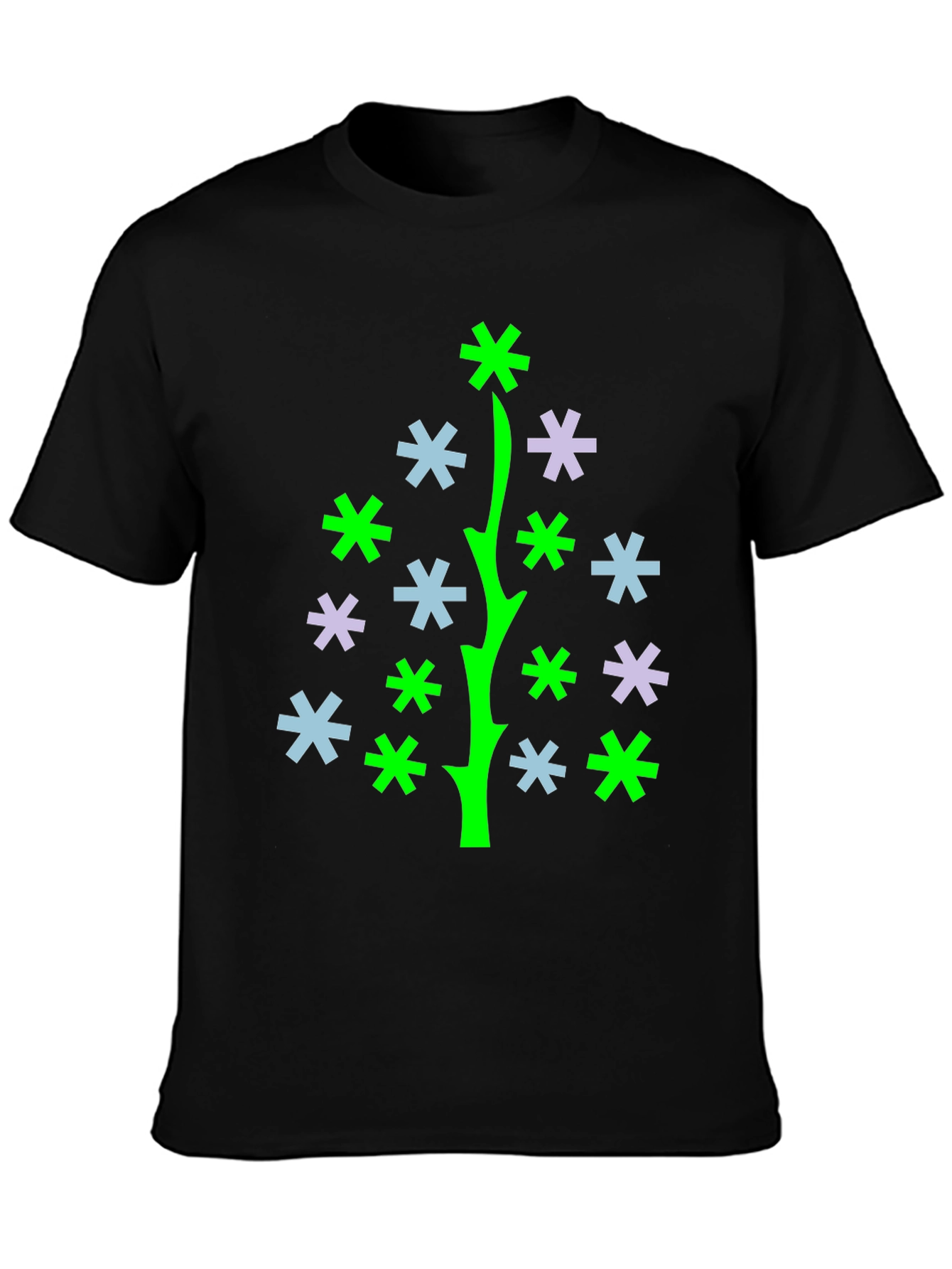 Abstract Christmas Tree Graphic Tee