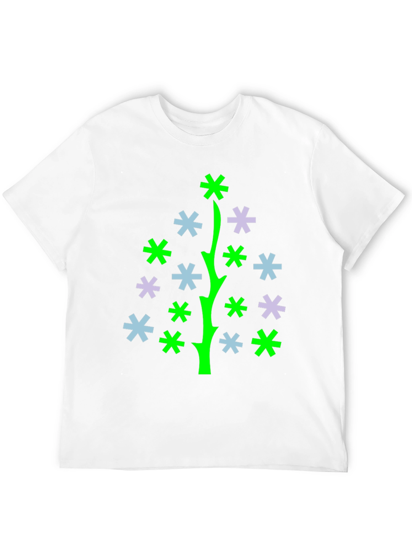 Abstract Christmas Tree Graphic Tee