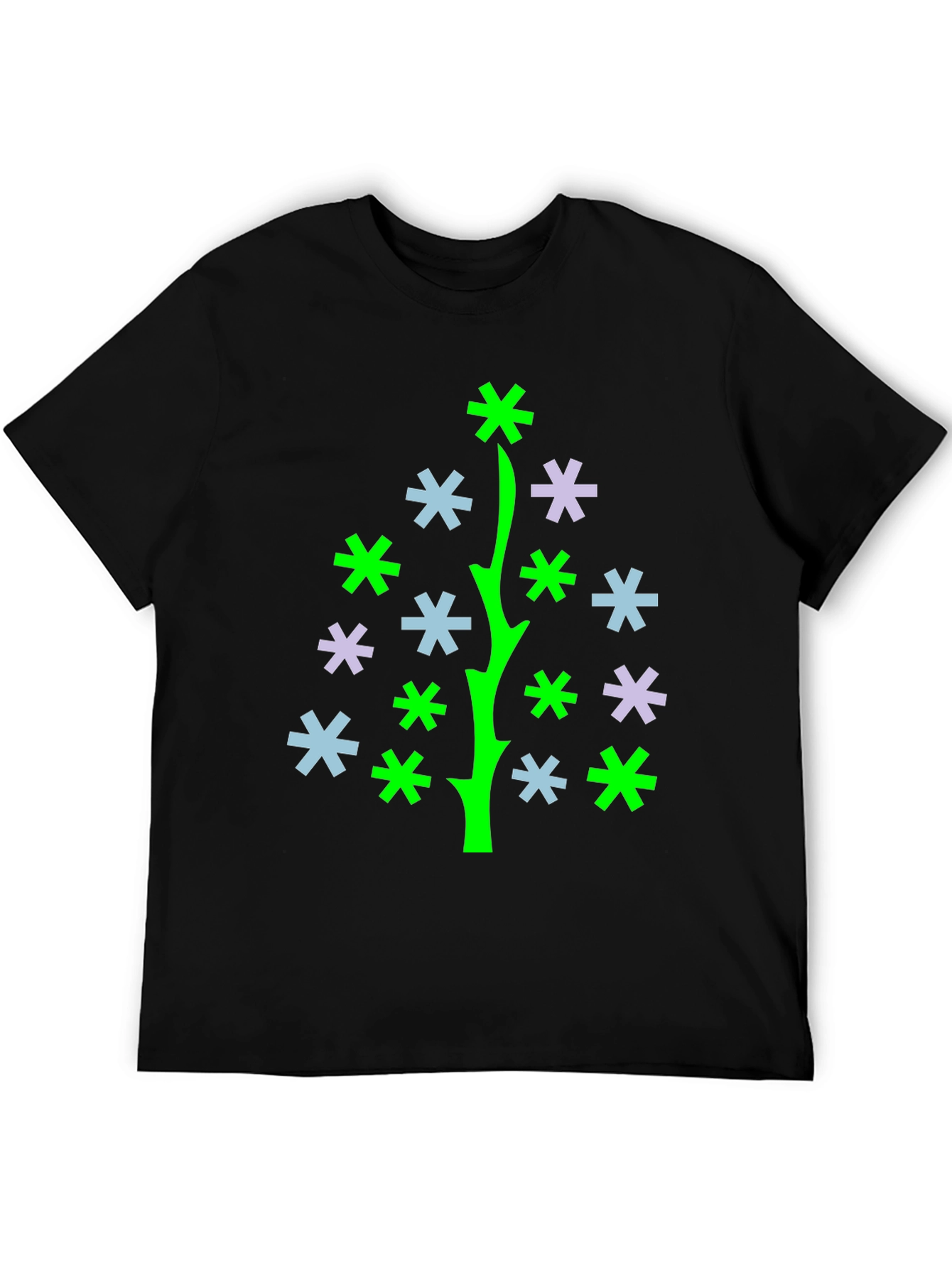 Abstract Christmas Tree Graphic Tee