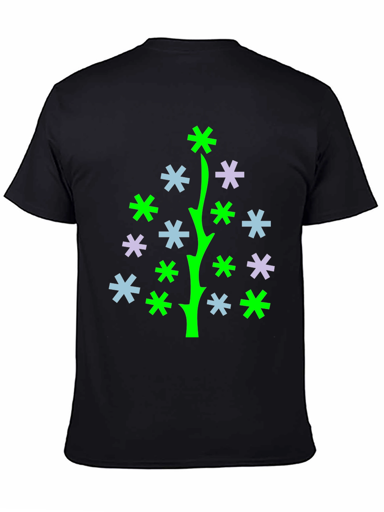 Abstract Christmas Tree Graphic Tee