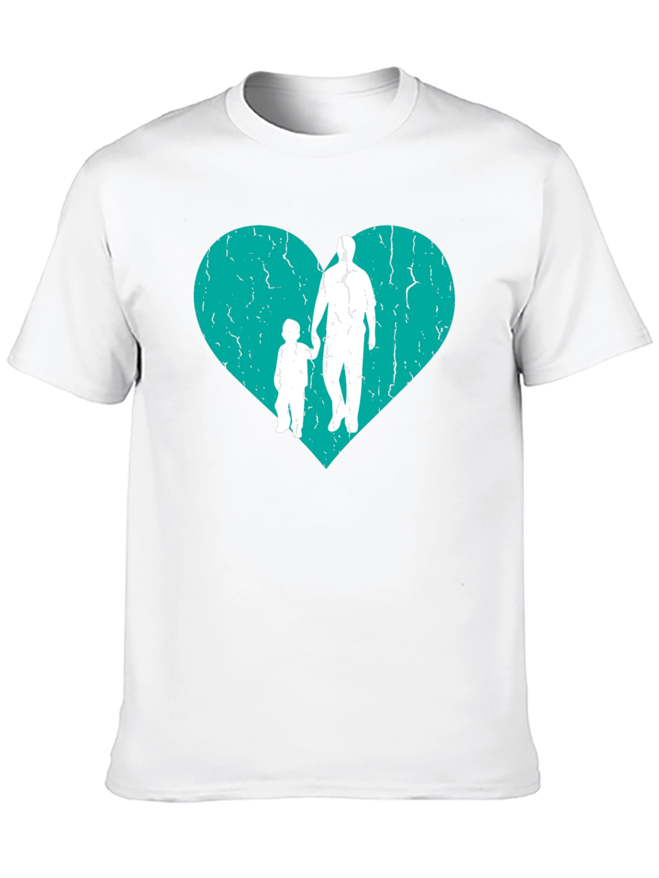 Father & Son Heart Graphic T-Shirt
