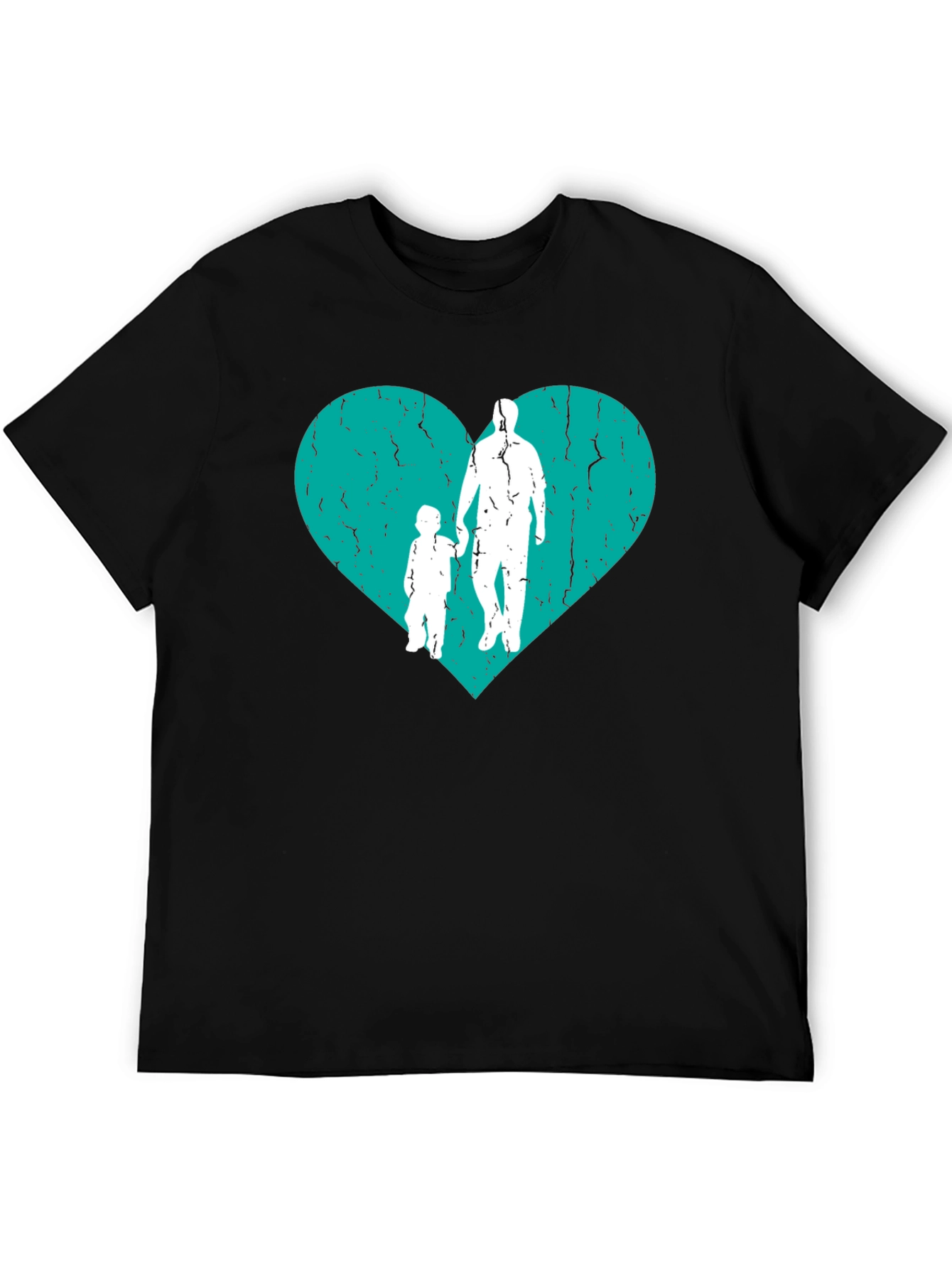 Father & Son Heart Graphic T-Shirt