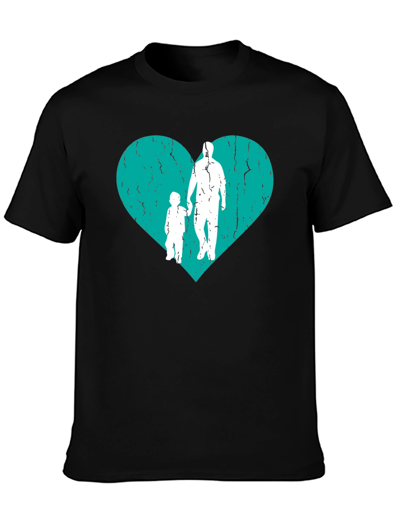 Father & Son Heart Graphic T-Shirt