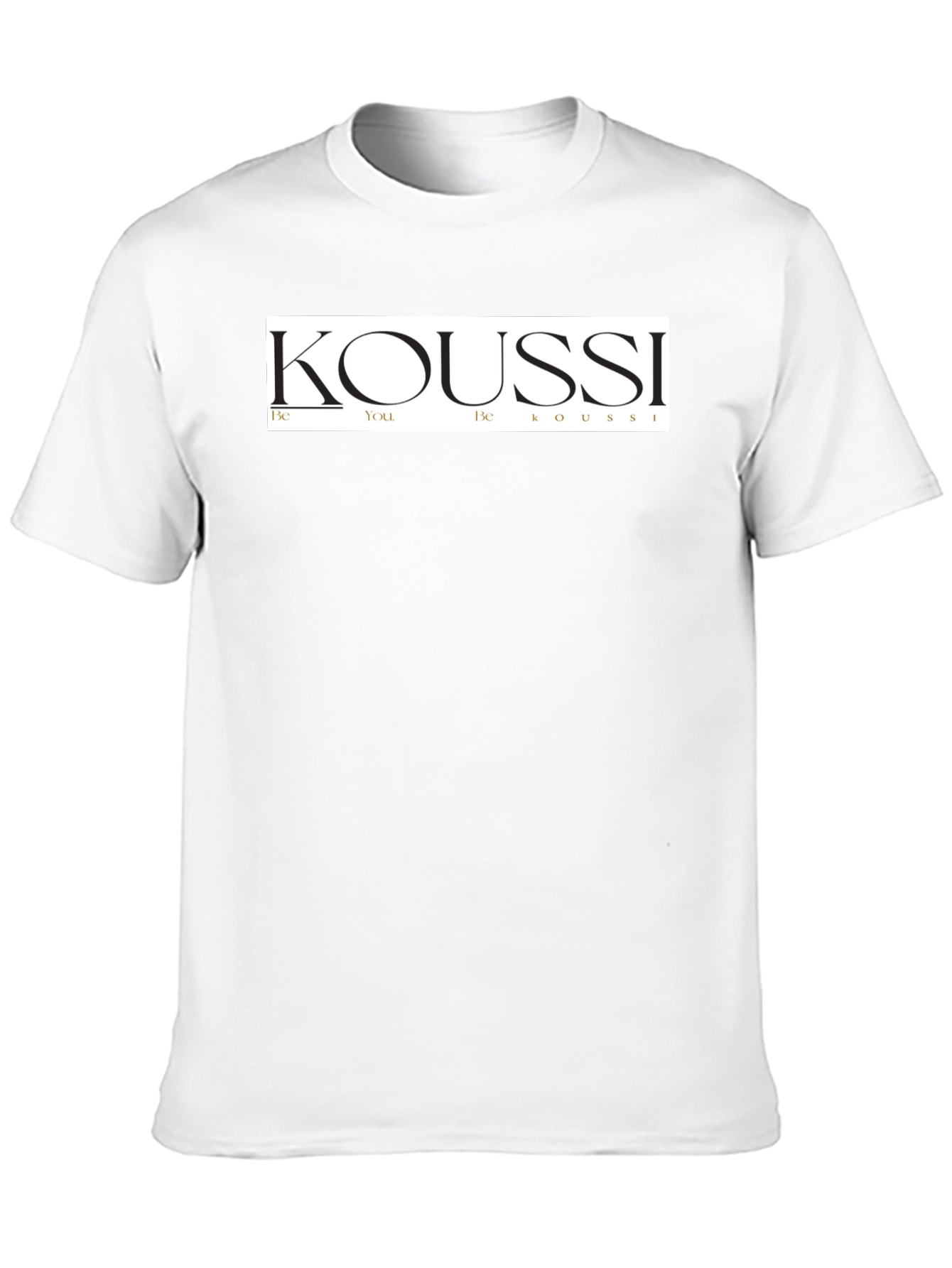Koussi Mens Black Graphic Tee - Be You