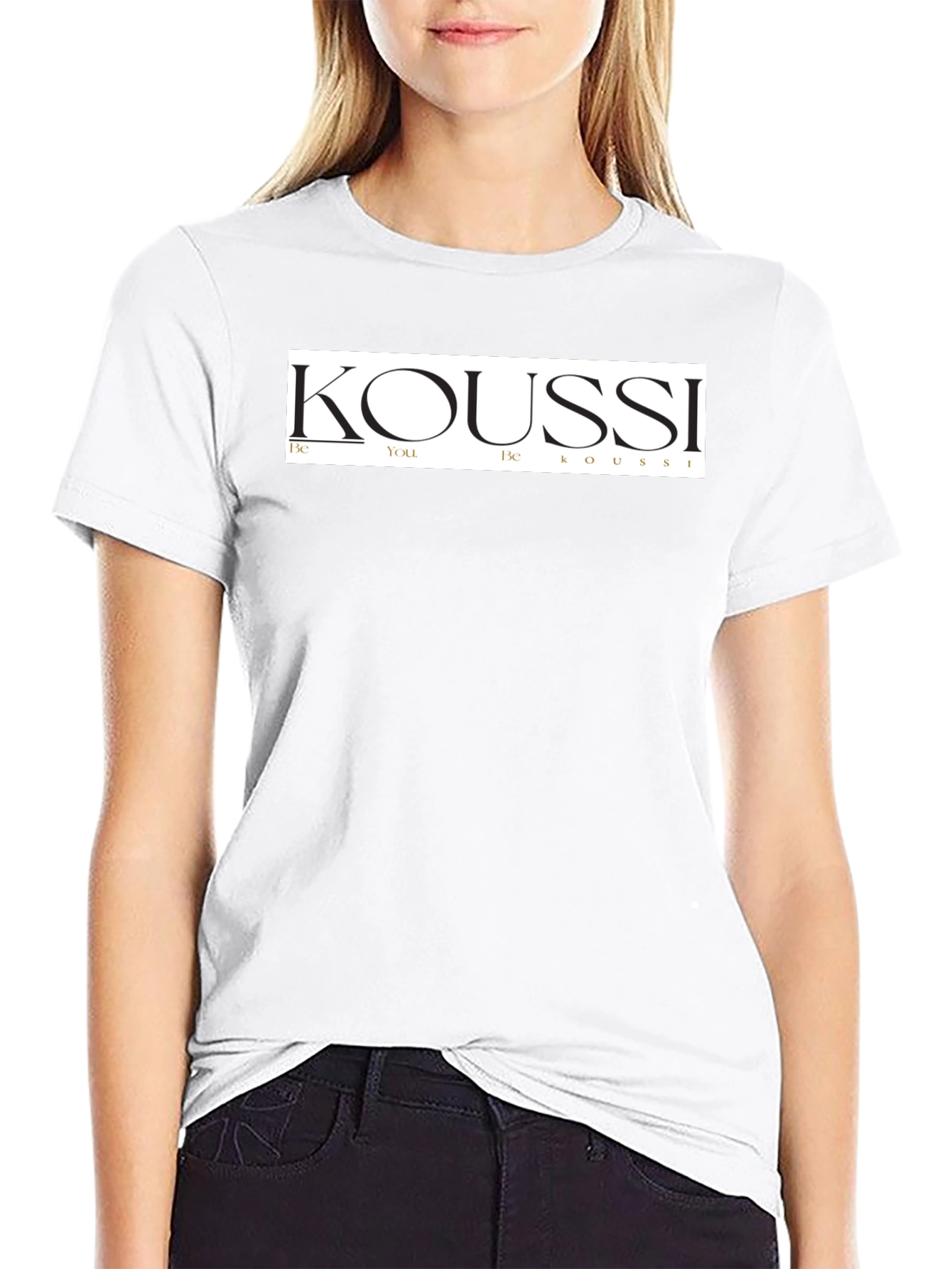 Koussi Mens Black Graphic Tee - Be You
