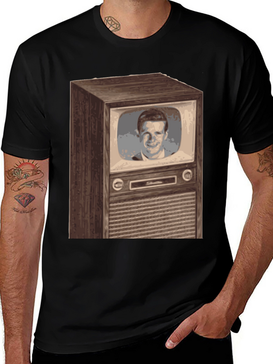 Retro TV Graphic T-Shirt - Vintage Style Tee