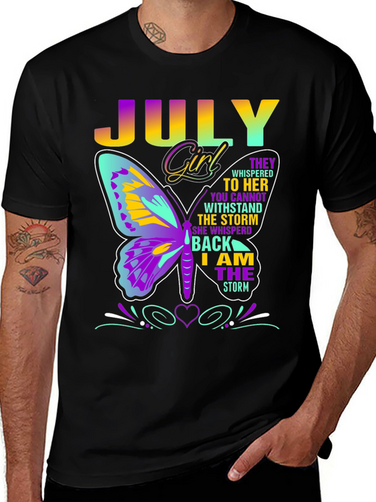 July Girl Butterfly T-Shirt