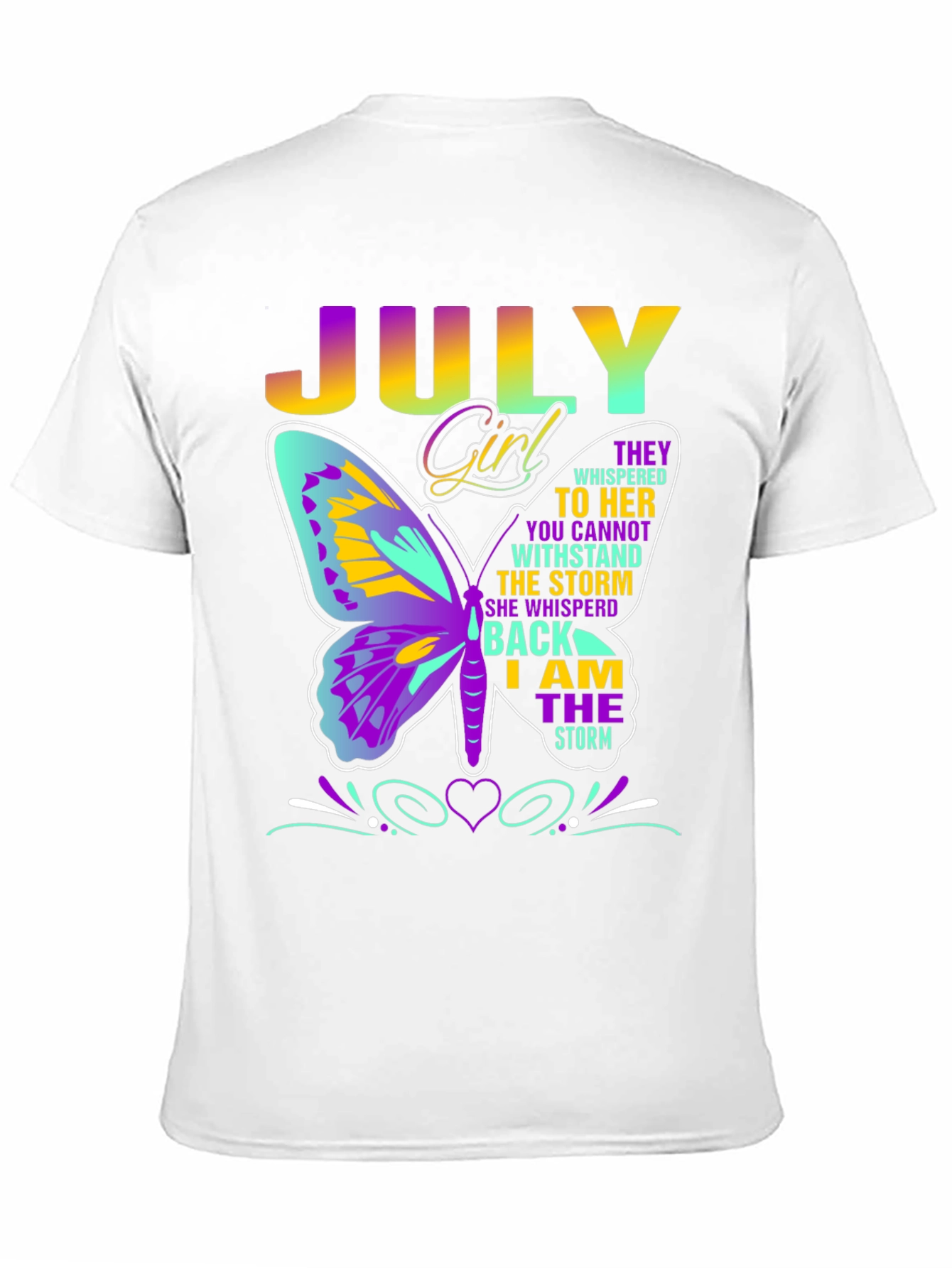 July Girl Butterfly T-Shirt