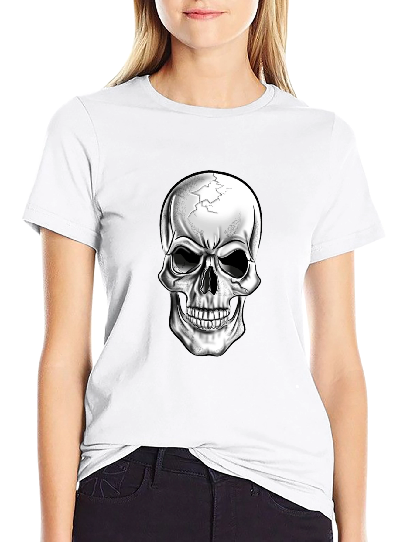 Skull Graphic Black T-Shirt