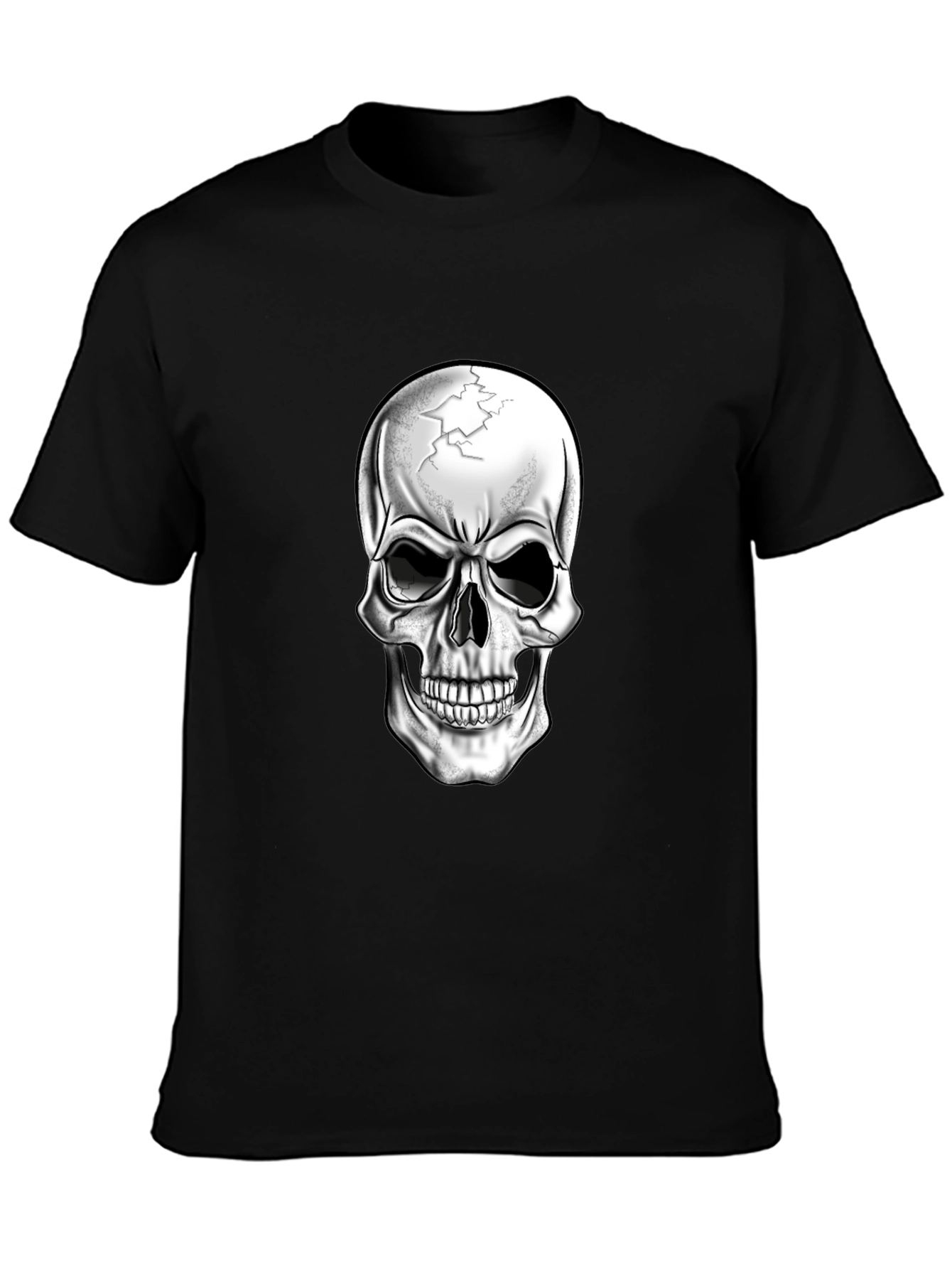 Skull Graphic Black T-Shirt