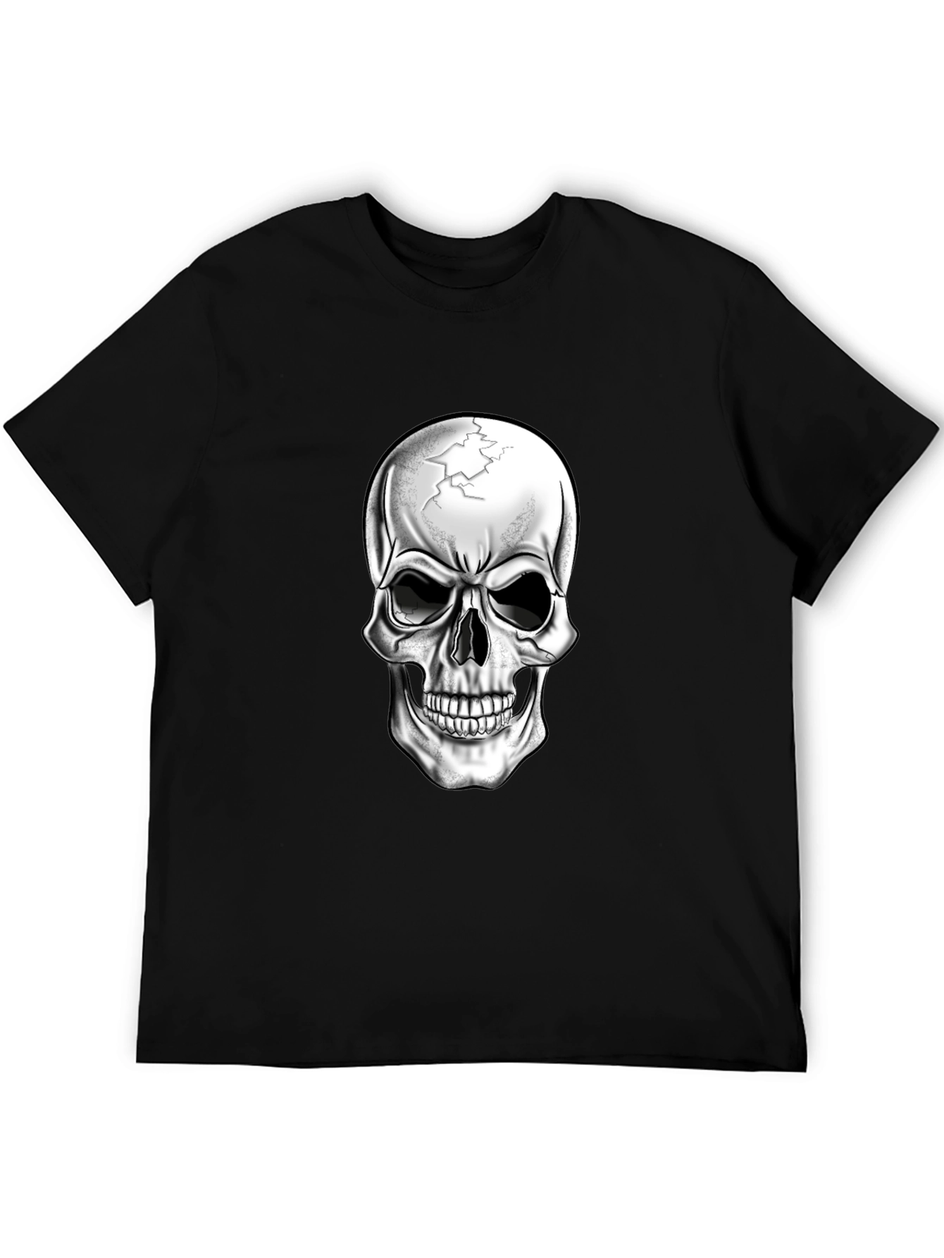 Skull Graphic Black T-Shirt