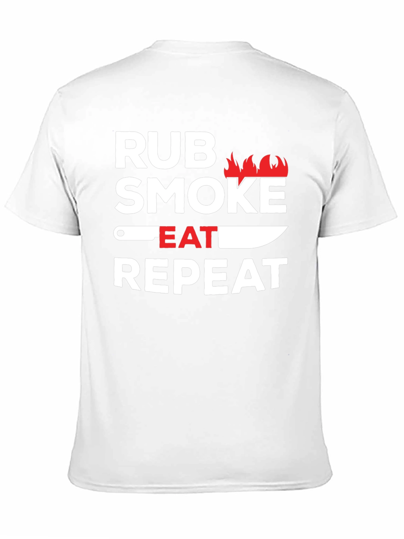 Rub Smoke Eat Repeat BBQ T-Shirt