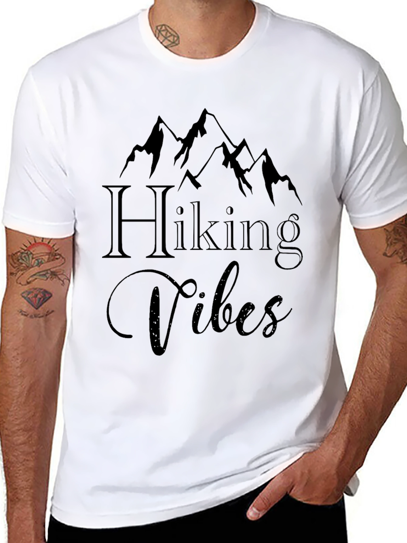 Hiking Vibes Graphic Tee - Adventure Ready!