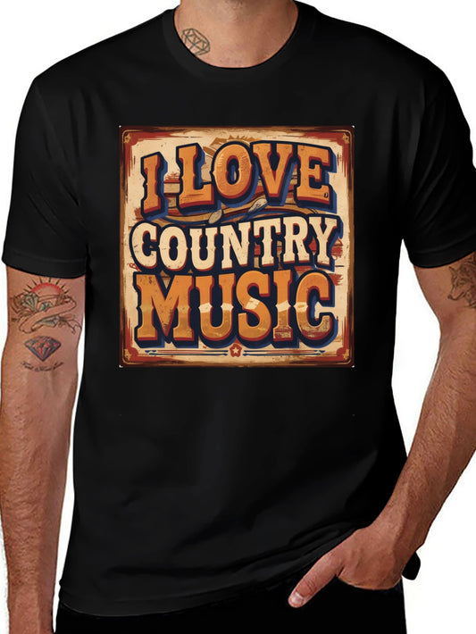 I Love Country Music Graphic Tee