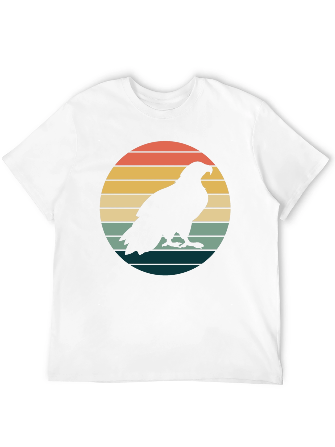 Retro Eagle Silhouette Graphic Tee
