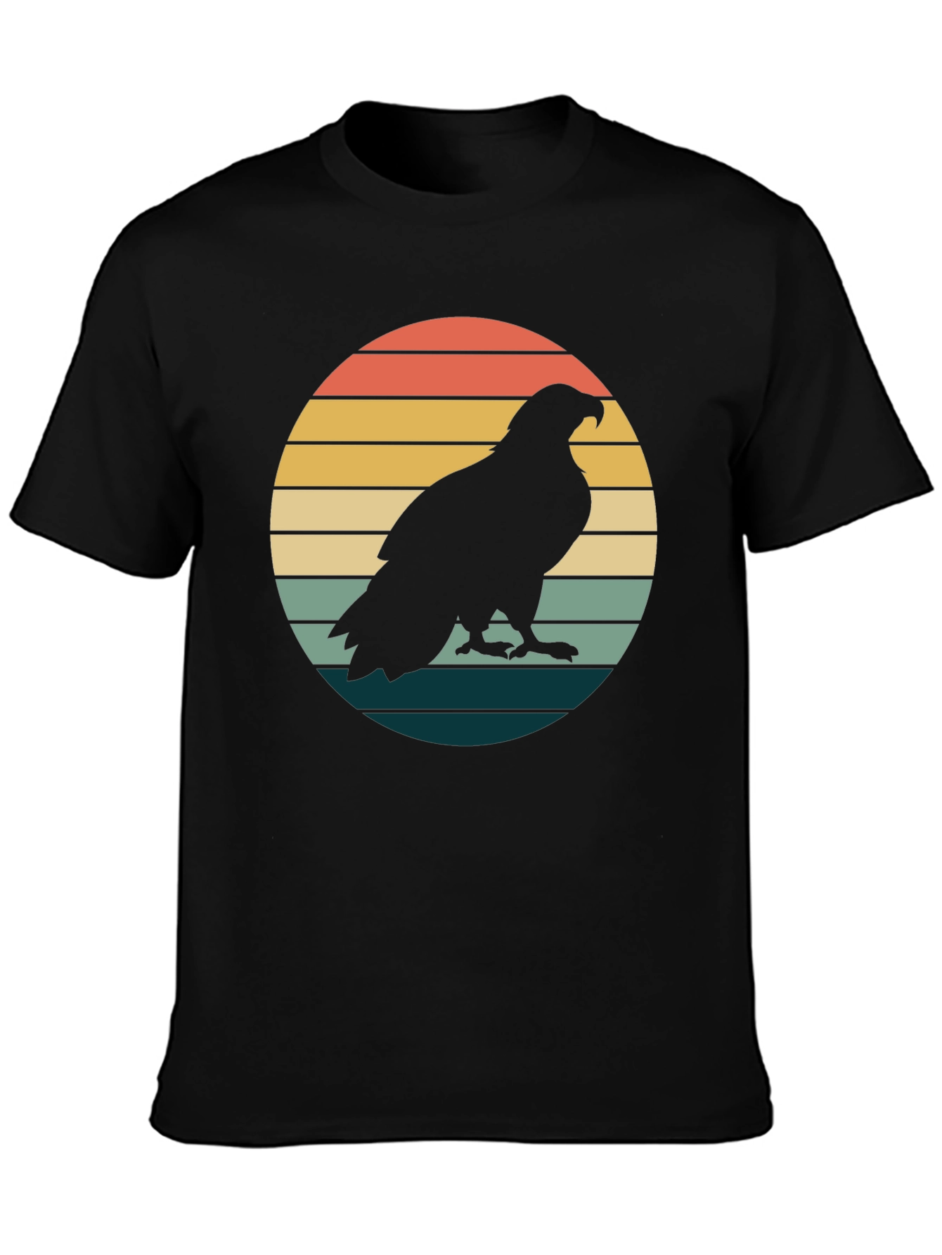 Retro Eagle Silhouette Graphic Tee
