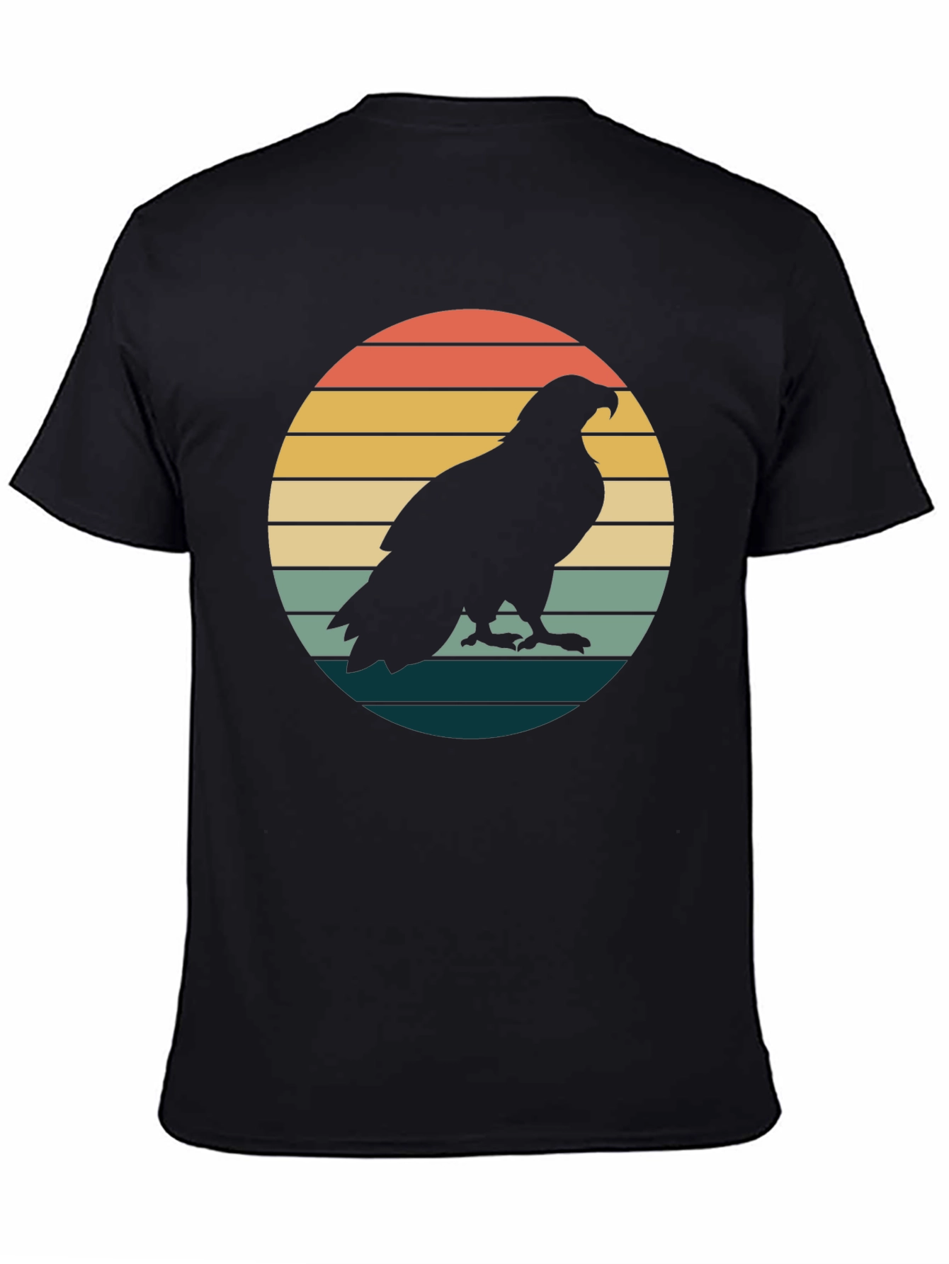 Retro Eagle Silhouette Graphic Tee
