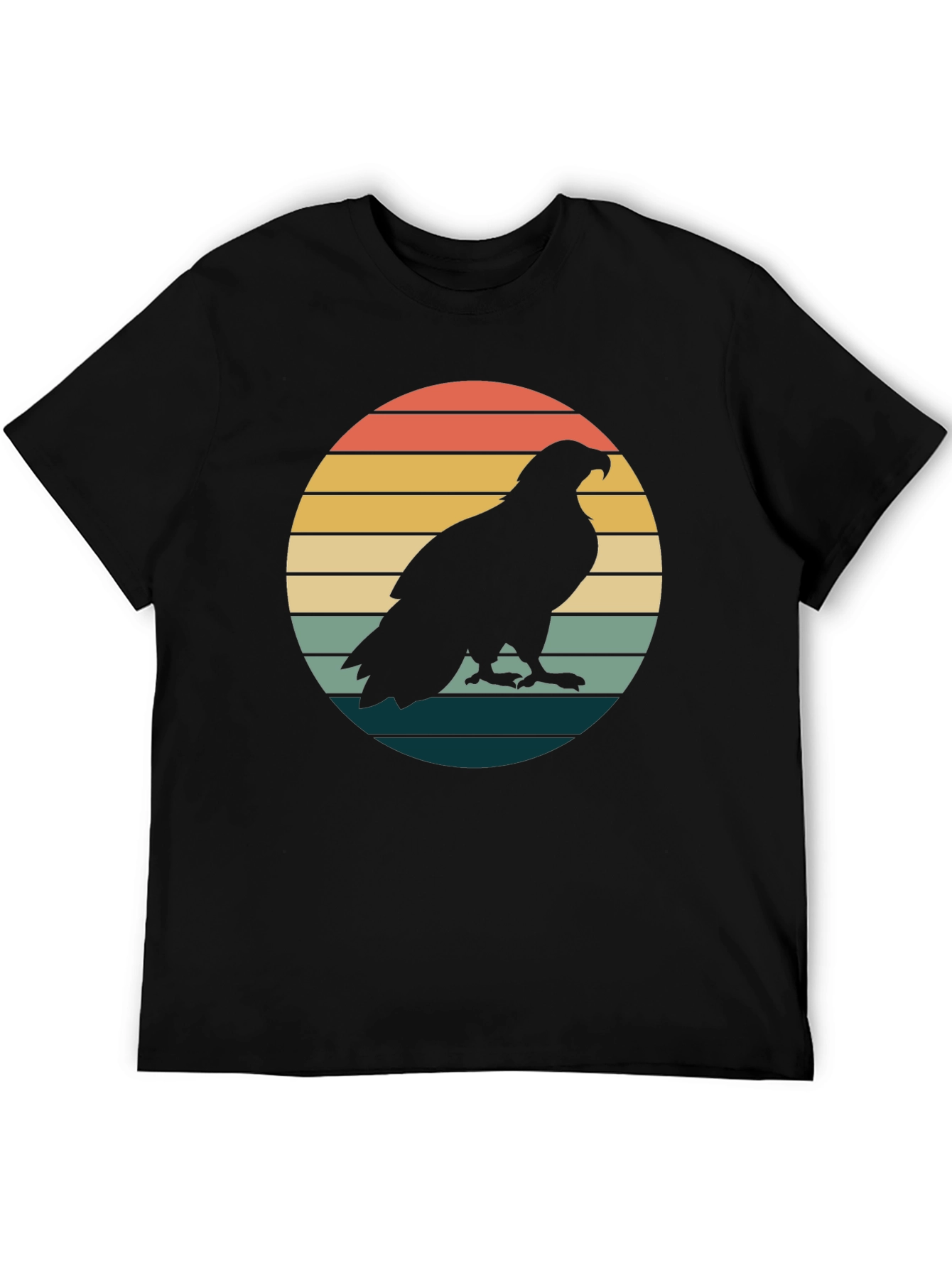 Retro Eagle Silhouette Graphic Tee