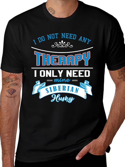Siberian Husky Therapy T-Shirt