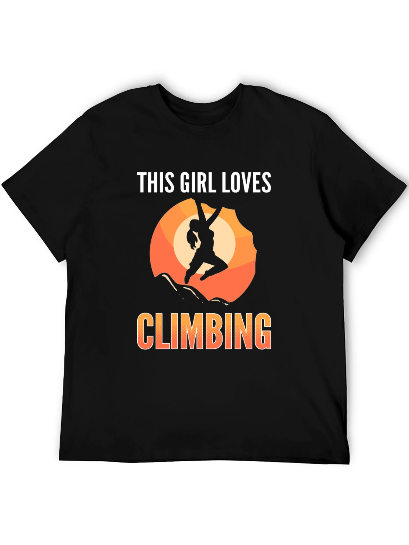 This Girl Loves Climbing Graphic Tee