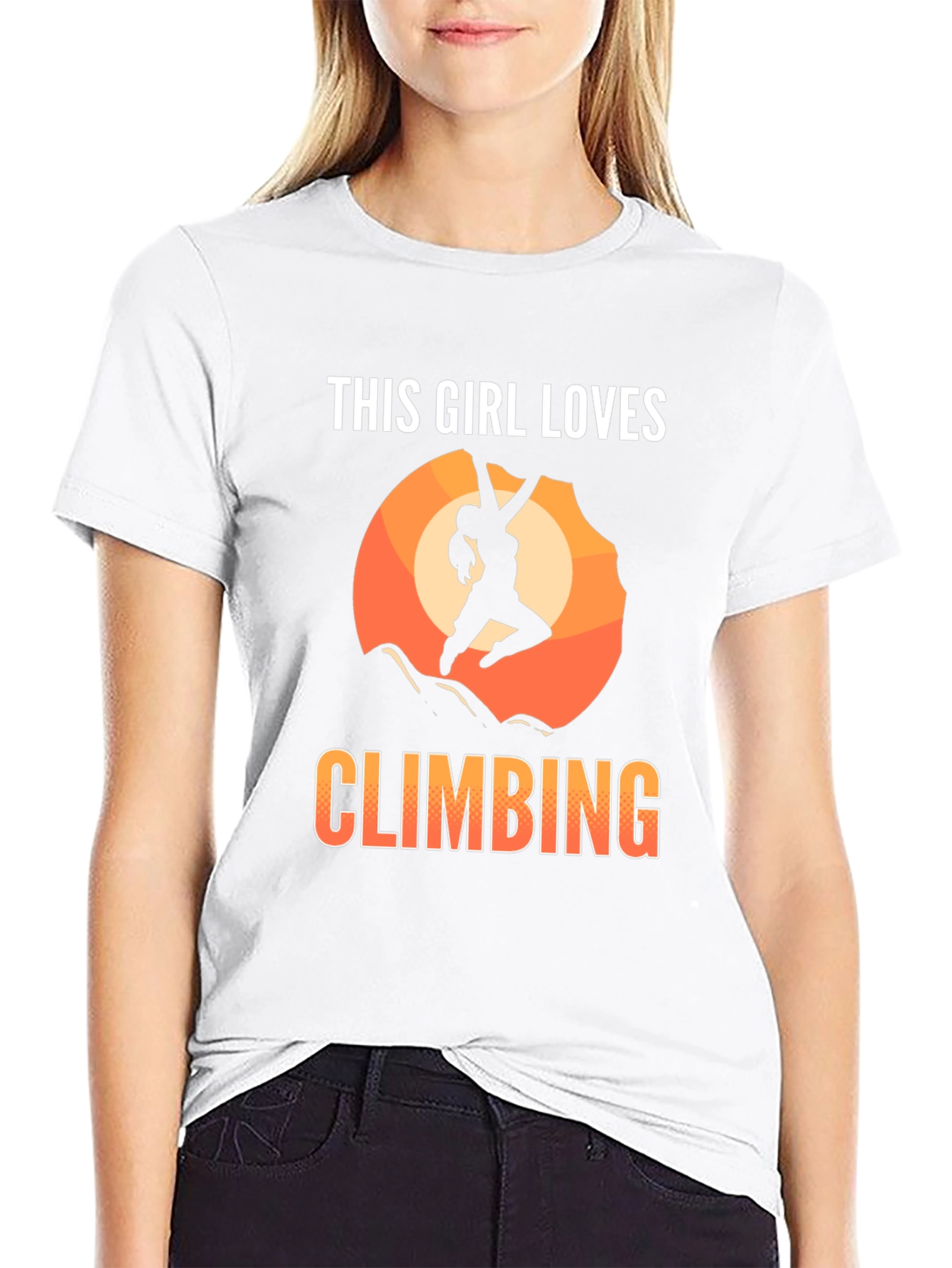 This Girl Loves Climbing Graphic Tee