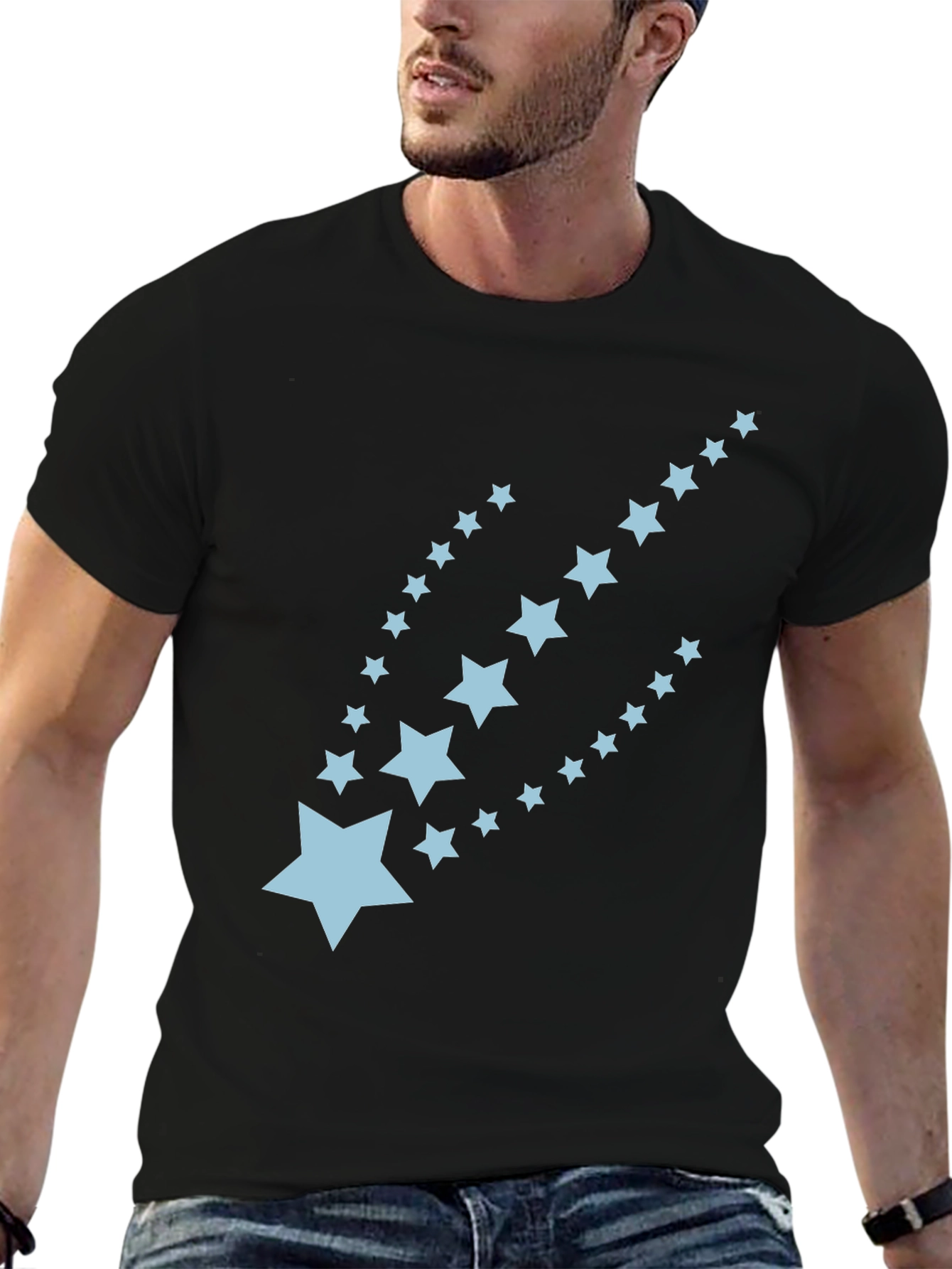 Star Trail Graphic Tee - Casual Comfort
