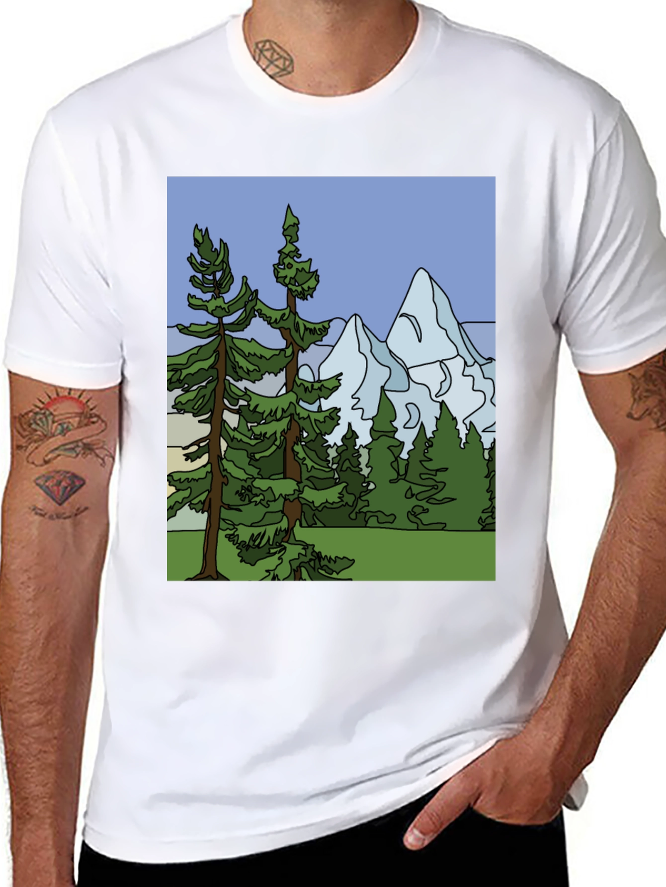Mountain Scene T-Shirt