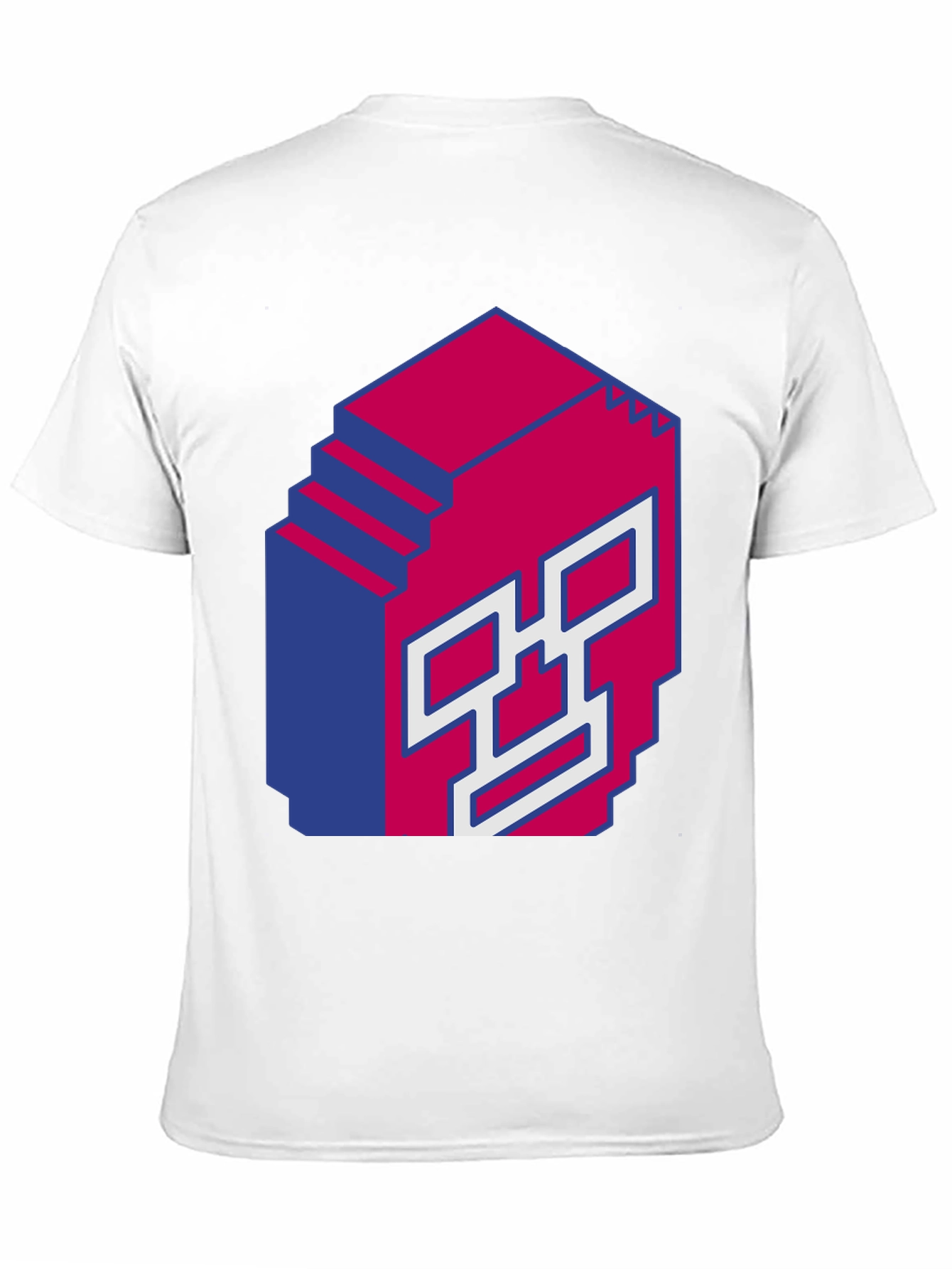 Pixel Art Skull Graphic T-Shirt