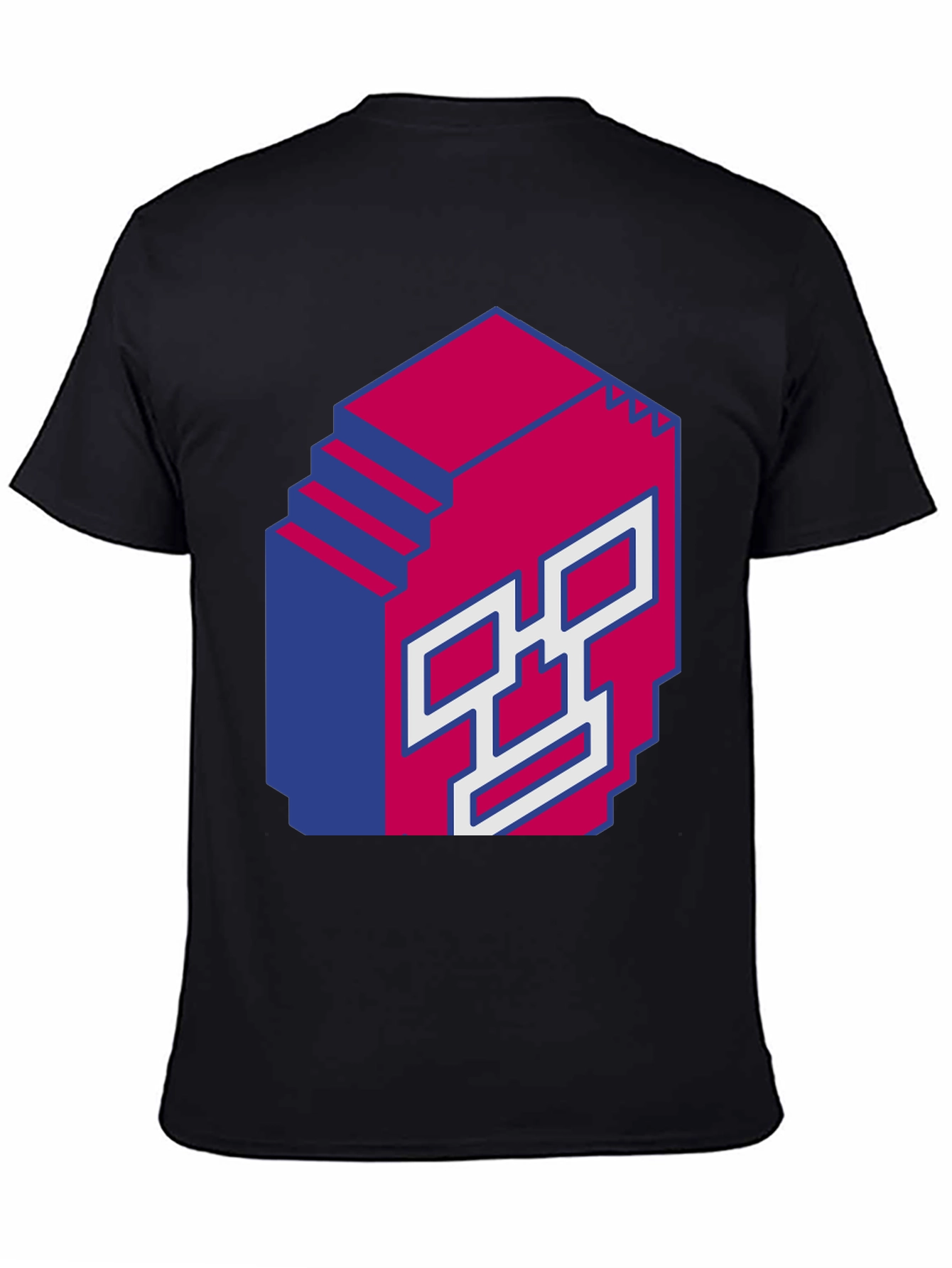 Pixel Art Skull Graphic T-Shirt