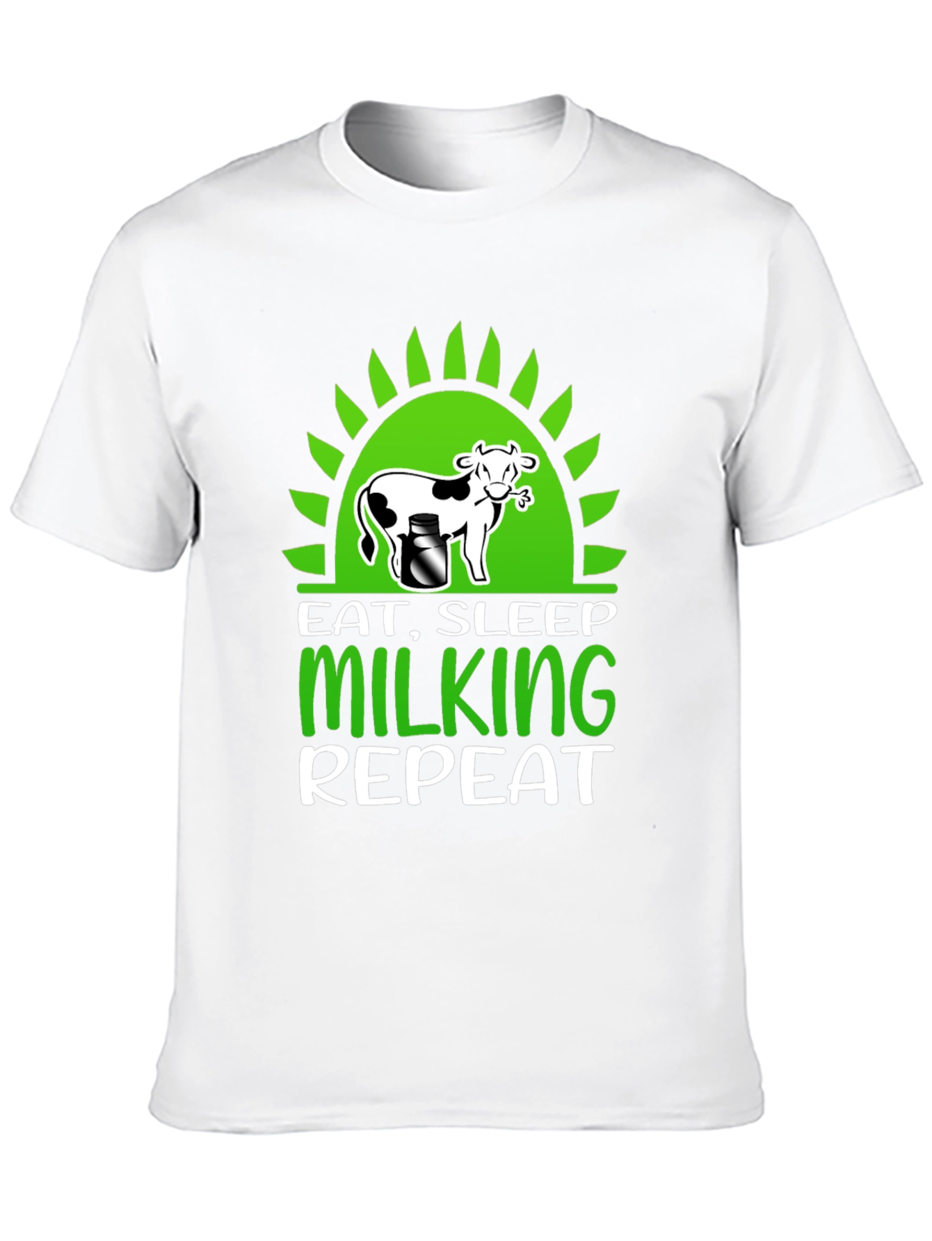 Eat Sleep Milking Repeat T-Shirt